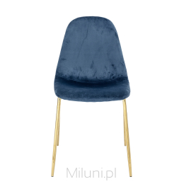 Krzesło Em 45x86 cm niebieskie
