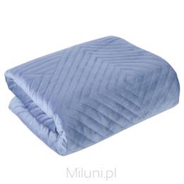 Narzuta na łóżko velvet SOFIA2 220x240,niebieski