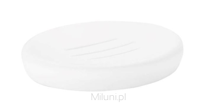 Mydelniczka ceramiczna SOFT, biały