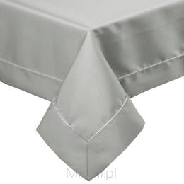 Obrus stołowy mereżka MADELE 145x300,srebrny