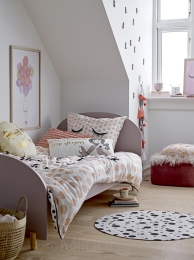 Łóżko Junior 200x90 cm różowe