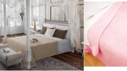 PIEL Koc /narzuta na łóżko PREMIUM LISA220x240,różowy