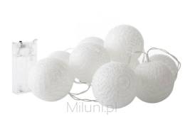 Cotton balls 10 - kremowy 235 cm