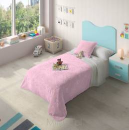 PIEL Koc/narzuta na łóżko PREMIUM ESTRELLA 160x220,różowy
