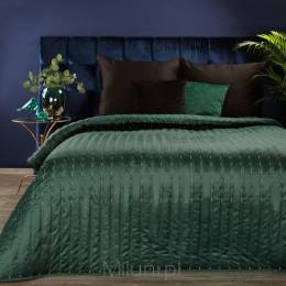 Narzuta na łóżko velvet FRIDA1 170x210,c.zielony