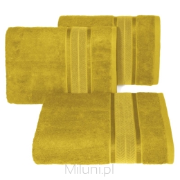 Ręcznik kąpielowy bambus 50x90 MIRO żółty 550gsm